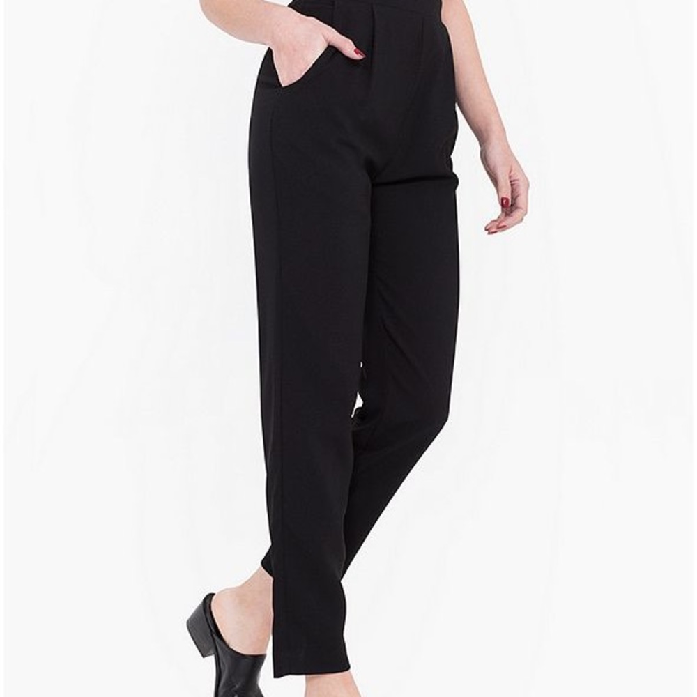 American Apparel Black Crepe Pants